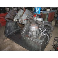 Kokillengießmaschine FRIES, hydraulisch, 440 mm x 440 mm, kippbar